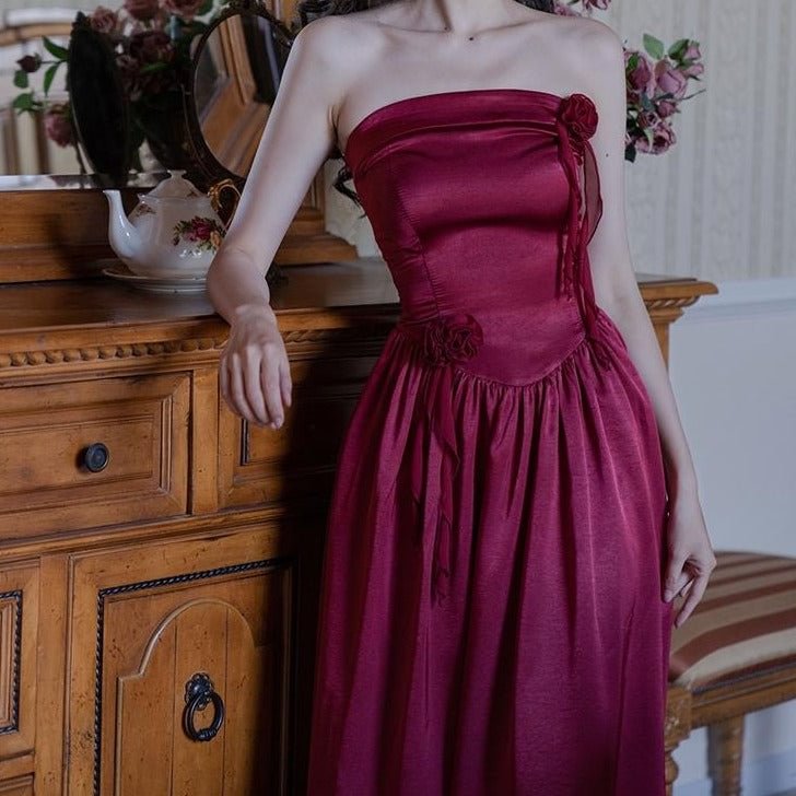 Fairy Tales Aesthetic Vintage Lace Up Prom Dress QueenFunky