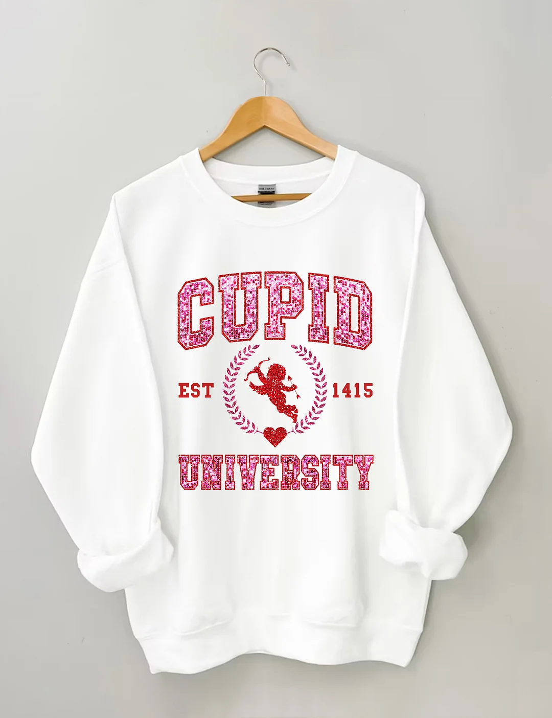 Cupid University Valentines Sweatshirt