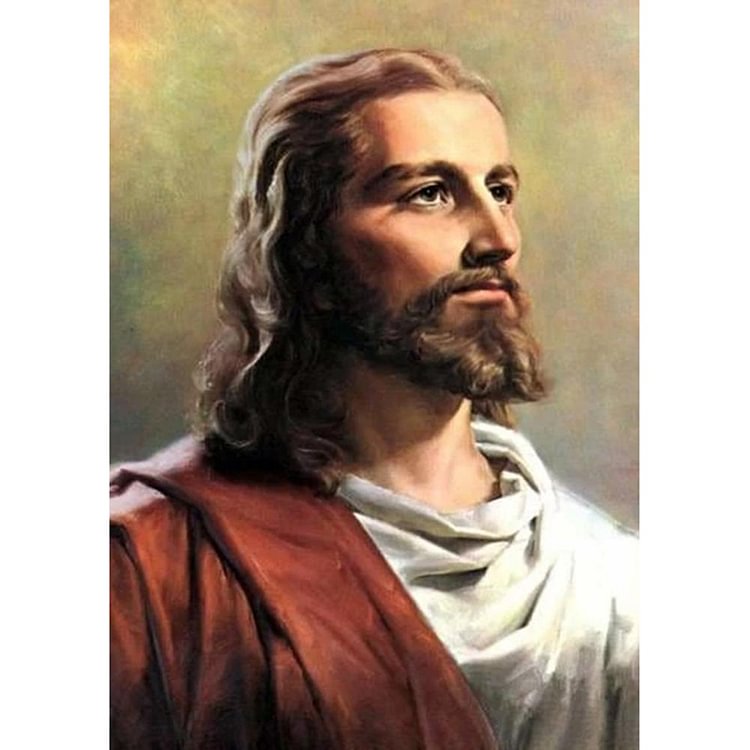 Peinture de diamant - ronde complète - Jésus christ