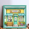 Sewing House-14CT Stamped Cross Stitch 40*40cm/15.75*15.75in