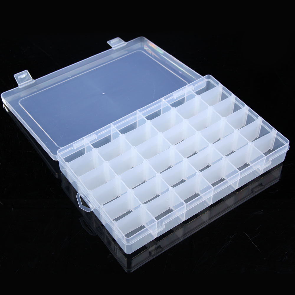 

36 Grid Adjustable Jewelry Organizer Box, 501 Original