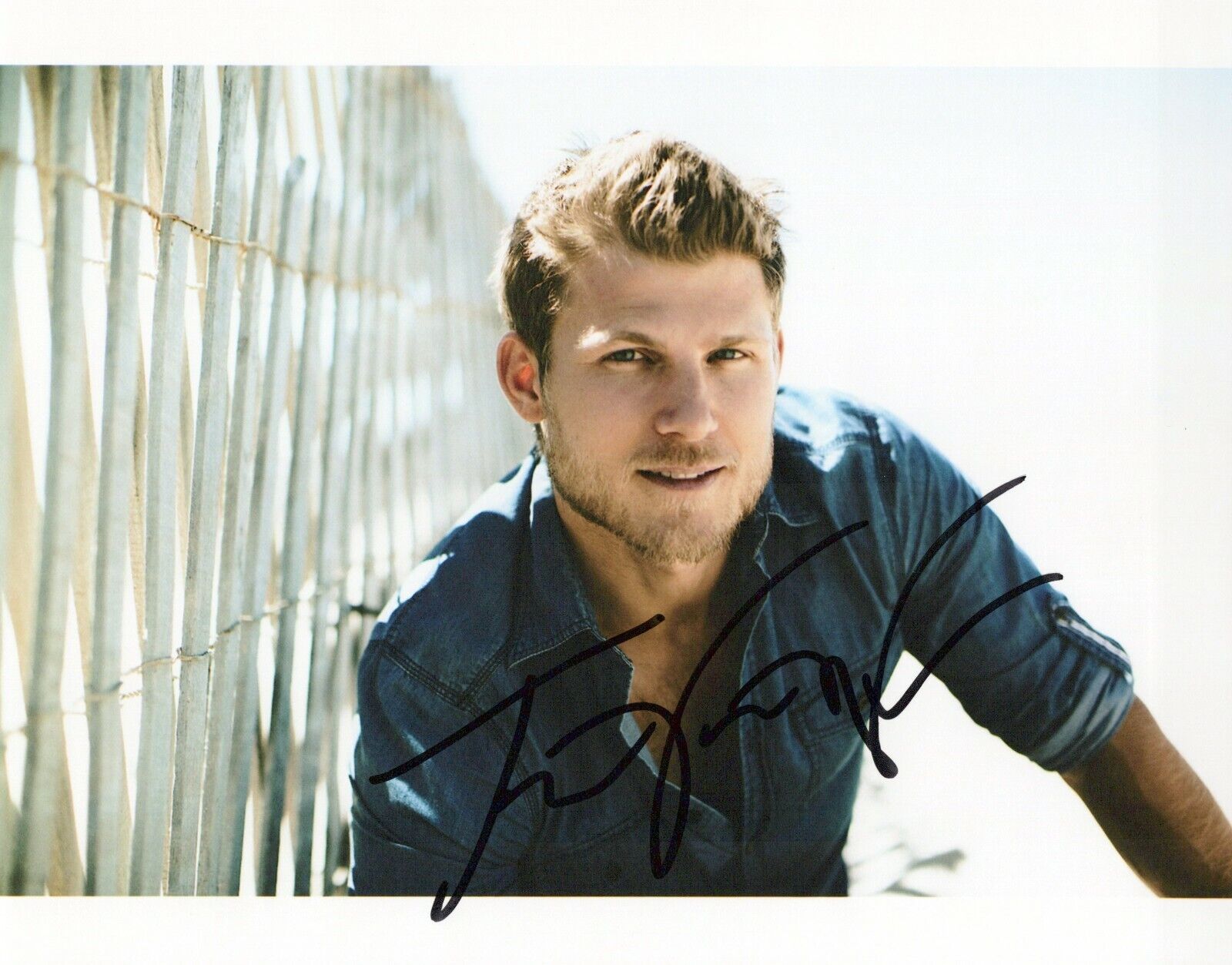 Travis Van Winkle head shot autographed Photo Poster painting signed 8x10 #1