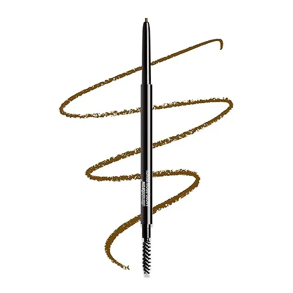 wet n wild Ultimate Eyebrow Retractable Definer Pencil, Dark Brown, Dual-Sided, Fine Tip, Shapes, Defines, Fills Brows Makeup Dark Brown Pencil