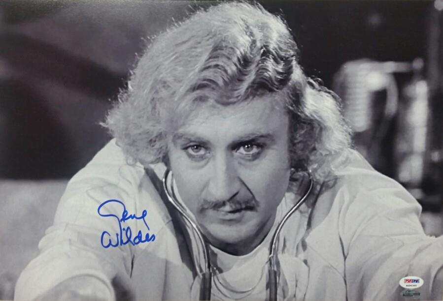 GENE WILDER Signed Young Frankenstein 12x18 Photo Poster painting #4 Autograph w/ PSA/DNA COA