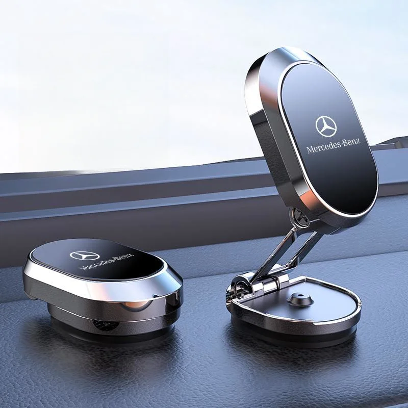 Car magnetic mobile phone navigation bracket 