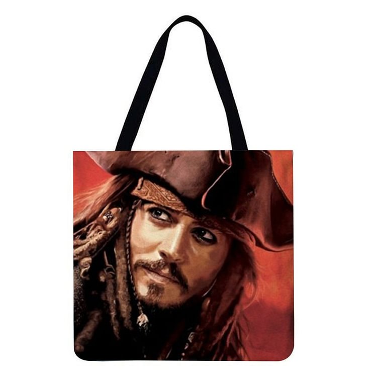 Linen Tote Bag - Movie Character