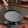 26cm Cast Iron Round Griddle Easy To Clean Flat Skillet Frying Pan for Cooking