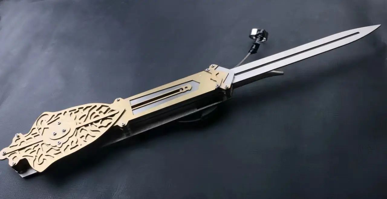 Hidden Blade Metal Assassin's Valhalla  Eivor hidden blade image 7
