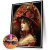 Diamond Painting -DIY Round Drill Girl(40x50cm)