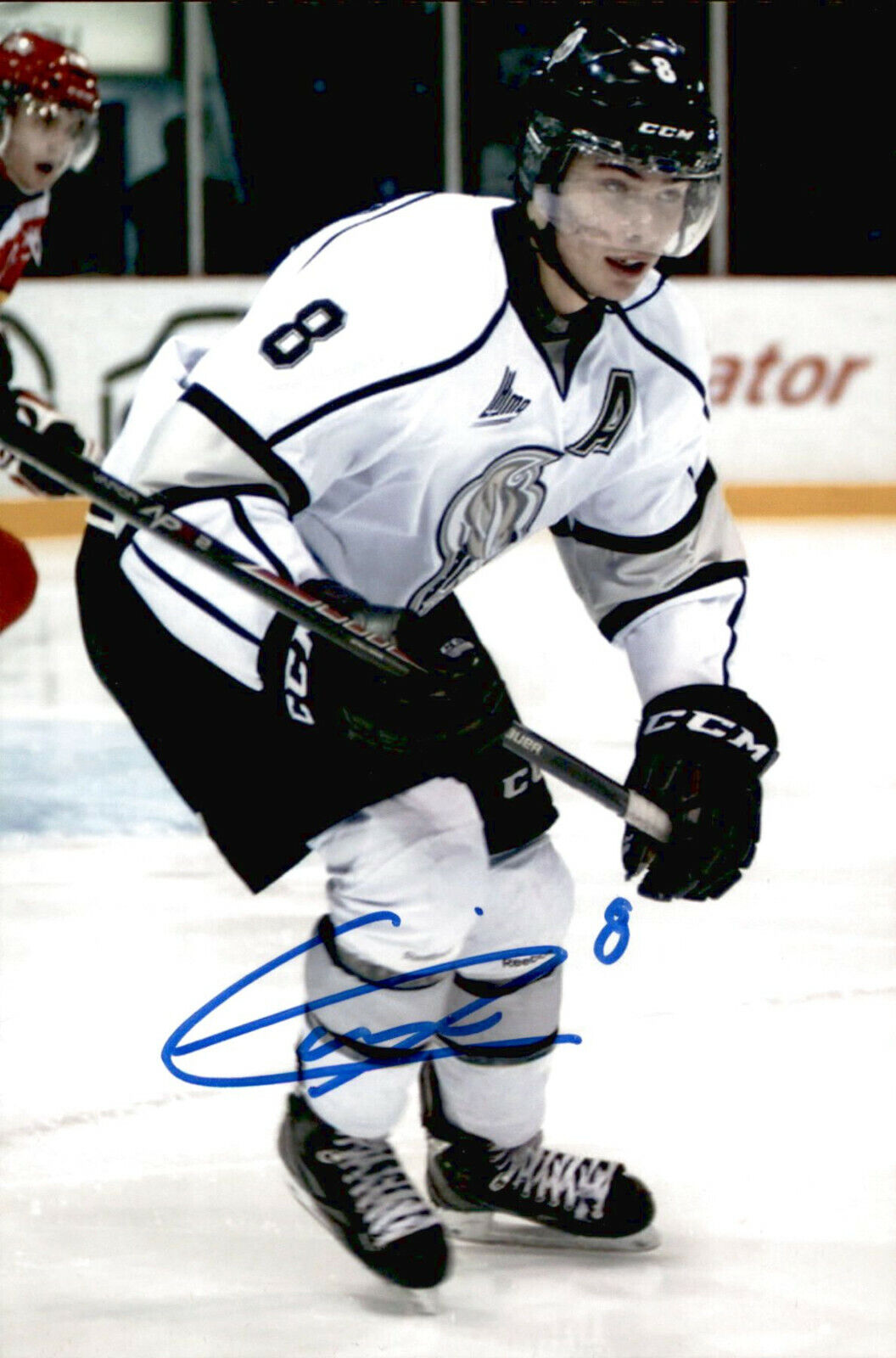 Alexandre Carrier SIGNED 4x6 Photo Poster painting GATINEAU OLYMPIQUES / NASHVILLE PREDATORS #7