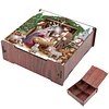 Diamond Painting Wooden Jesus 4 Slots Diamond Painting Storage Box for Adult Beginner