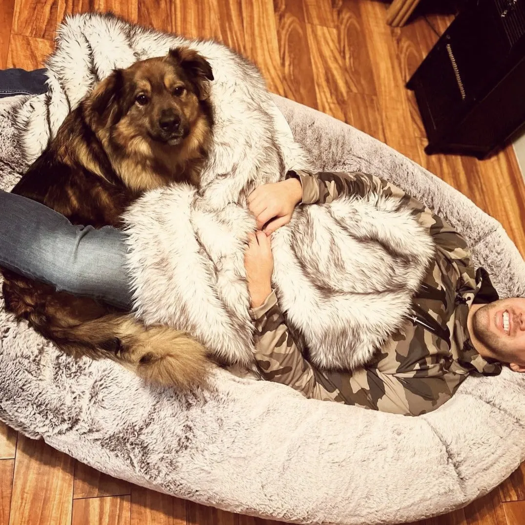 Soothing Cloud: Human Dog Bed