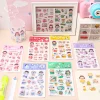 20 BAGS Lovely Cartoon Boy Girl Stickers for Kids Children Scratchbook Diary DIY Decoration