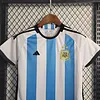 2022 Argentina Home Football Shirt Kids Size 1:1 Thai Quality