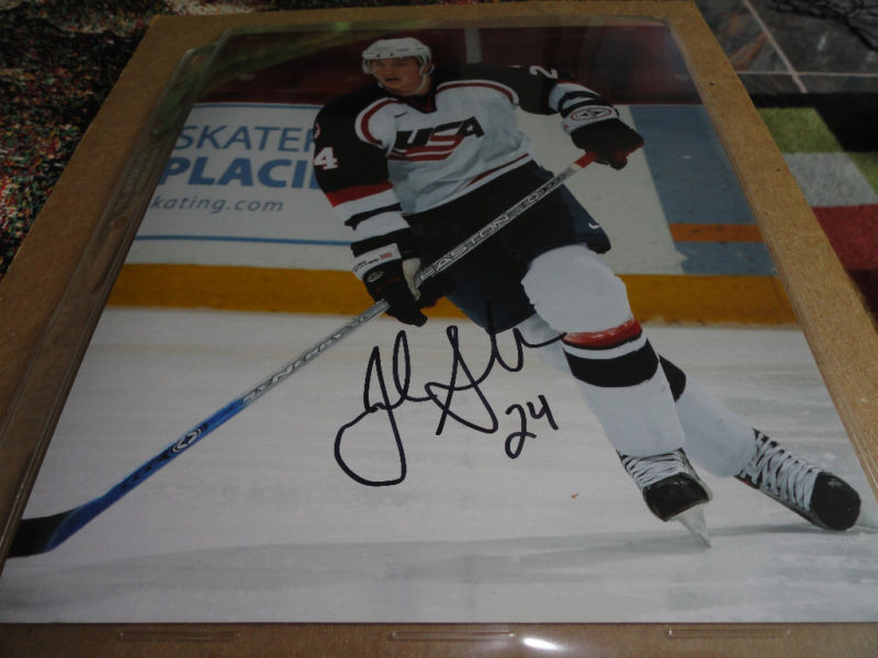 Team USA Florida Panthers Jack Skille Autographed 8x10 Photo Poster painting COA