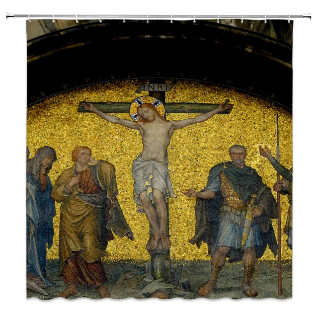

Shower Curtain – Jesus Christ-180*180cm, 501 Original
