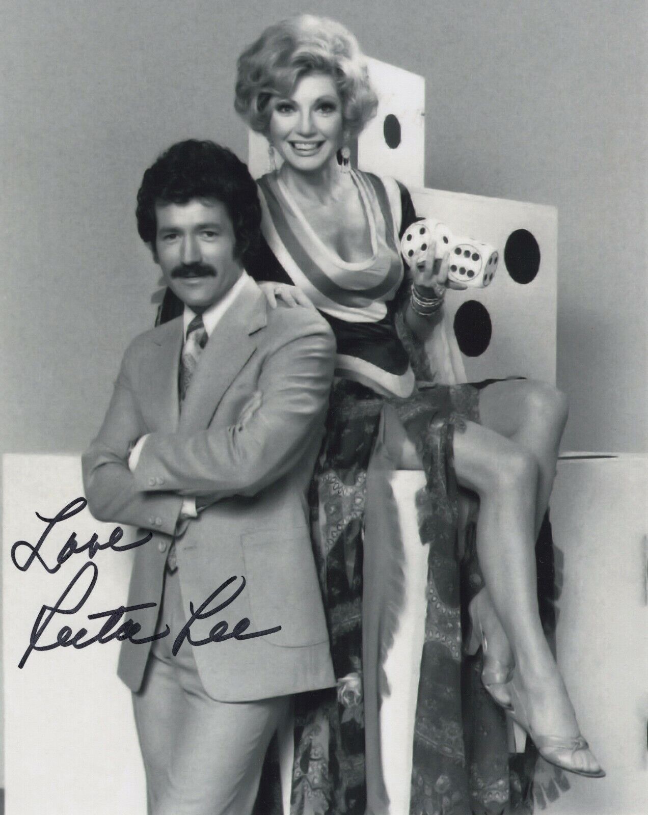 RUTA LEE SIGNED AUTOGRAPH 8X10 Photo Poster painting HIGH ROLLERS WITH ALEX TREBEK