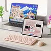 Wireless Bluetooth 2.4G Dual Mode 79 Key Gaming Keyboard for Laptop PC Ipad Desktop Laptop Accessories