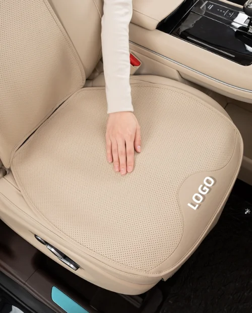 Nappa leather car seat cushion