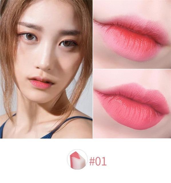 8 Colors Moisturizing Long Lasting Two Tone Lipstick