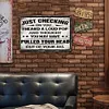 Humorous calligraphy - Vintage Metal Signs - 20*30cm/30*40cm - Warning