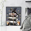 Black Dragon Book-11CT Stamped Cross Stitch 40*50cm tapestrymarket