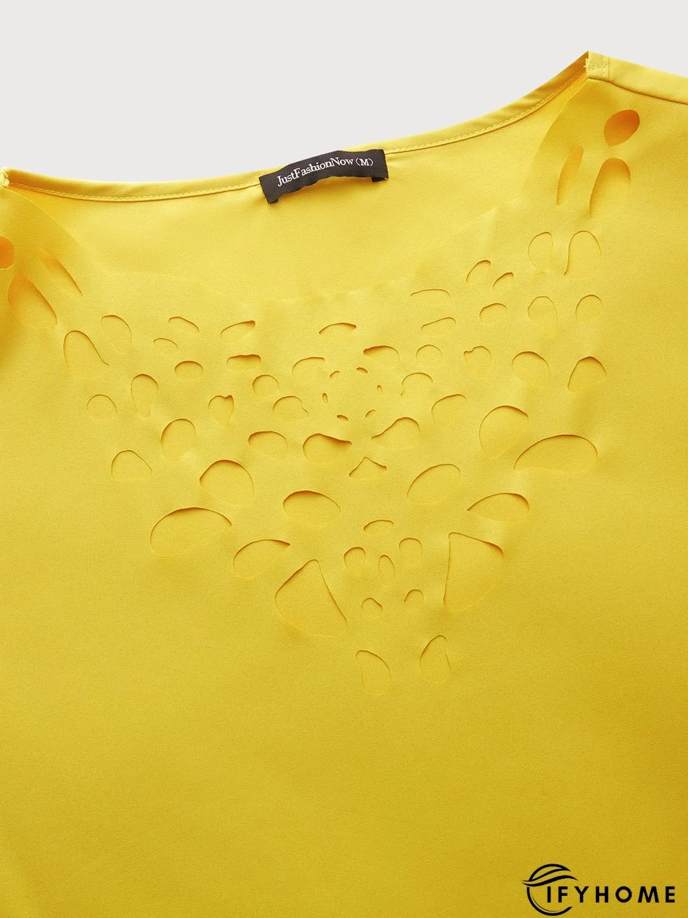 Casual Burnt Design Short Sleeve T-Shirt | IFYHOME