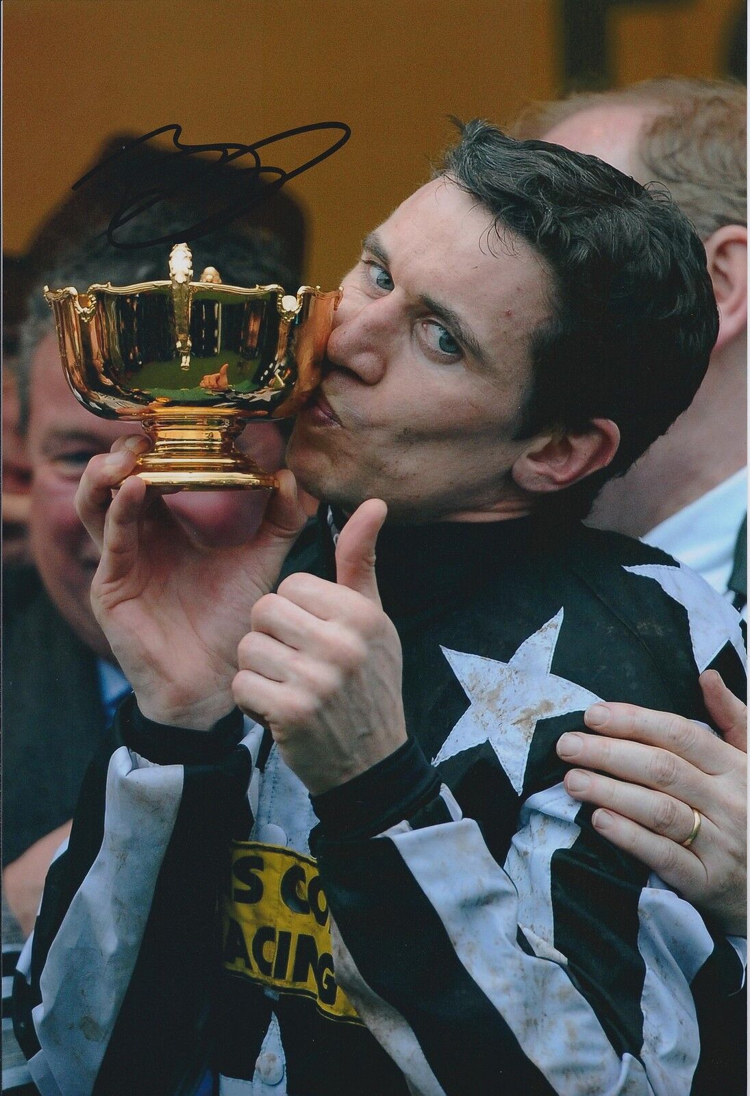 Paddy Brennan HAND SIGNED Autograph 12x8 Photo Poster painting AFTAL COA Gold Cup Winning Jockey