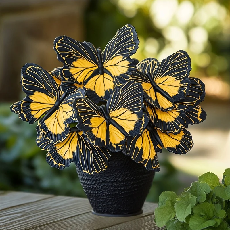 Moonlight Butterfly Begonia - Yellow and black stripes