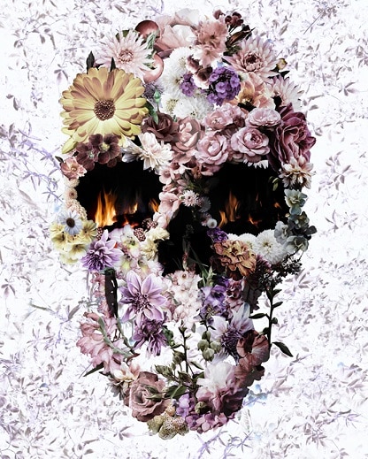 

Floral Upland Skull – Paint By Numbers - 40*50CM, 501 Original