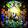4pcs Diamond Painting -DIY Round Drill Fox Owl Lion Panda