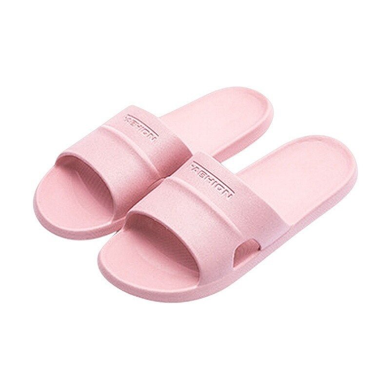 2021Flatform Home Slippers Men Women Shower Non-slip Sandales Bathroom Slides Boys Girls Lovers Flip Flops Summer Beach Sandals