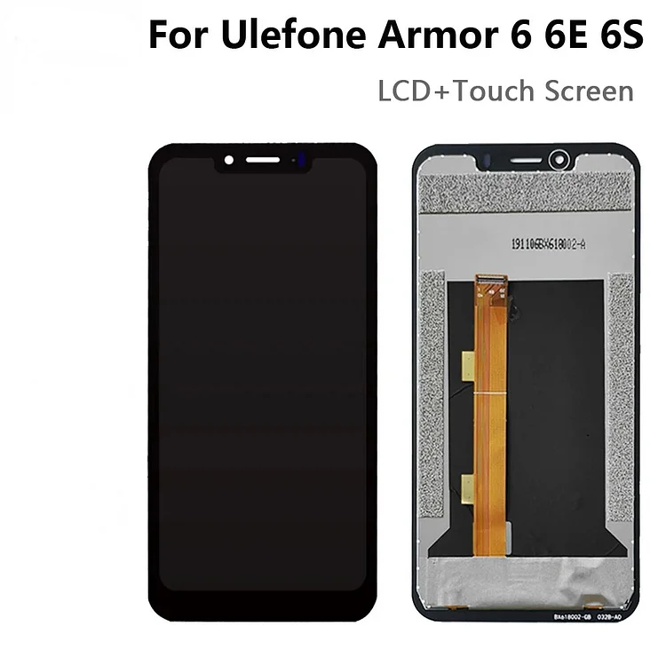 For UleFone Armor 6 6E 6S LCD Display Touch Screen Digitizer Assembly Replacement Armor 6 LCD Display Sensor Wholesale