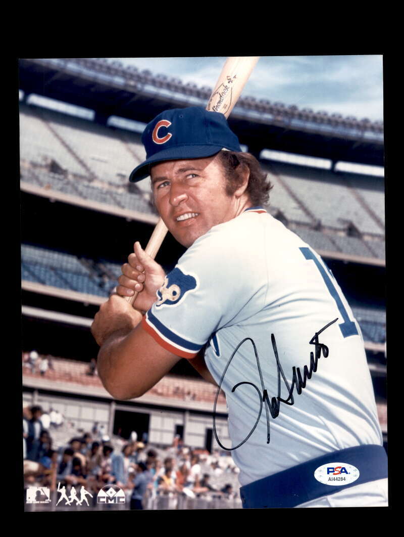 Ron Santo PSA DNA Coa Hand Signed 8x10 Cubs Photo Poster painting Autograph