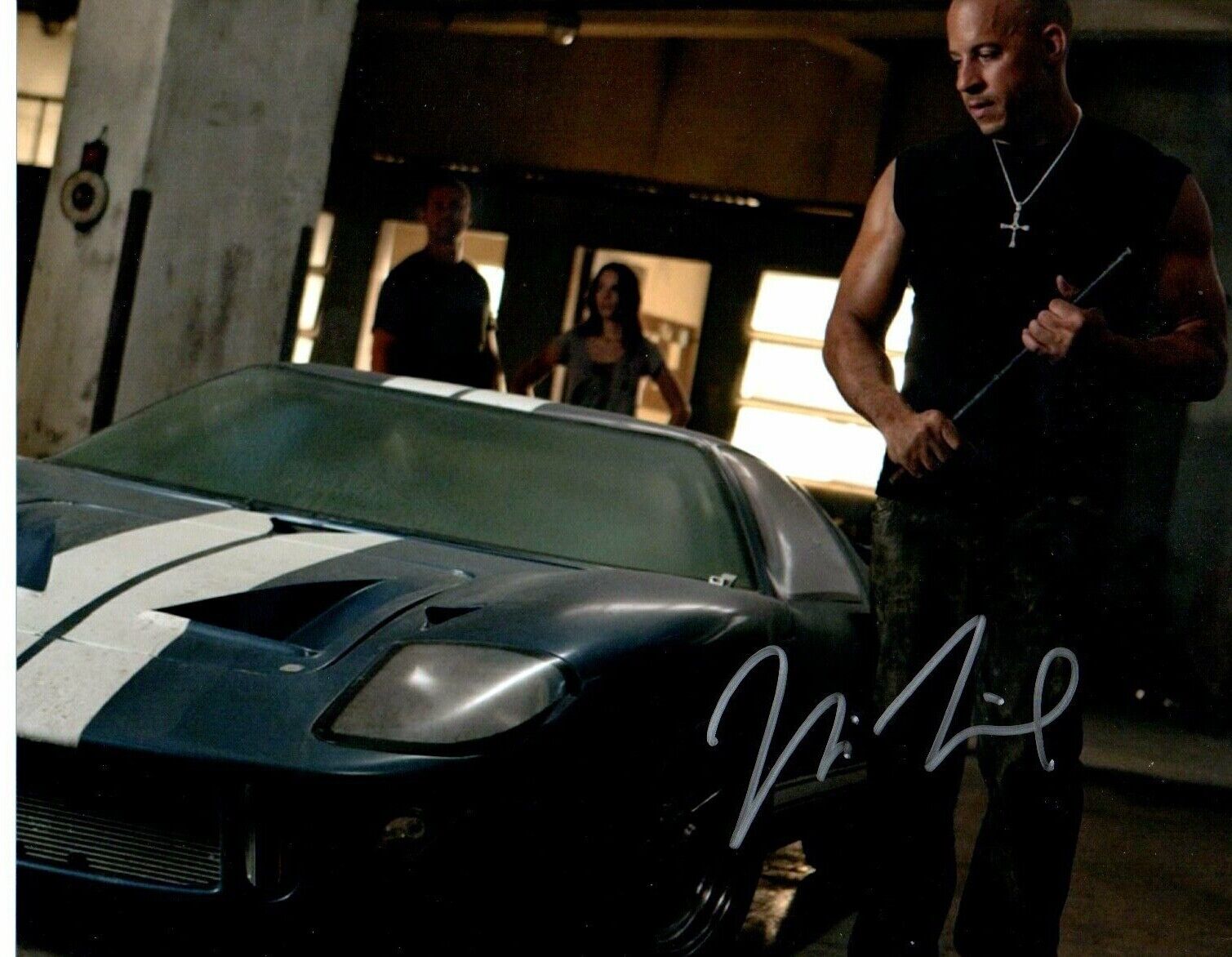 VIN DIESEL Signed 12x8 Photo Poster painting THE FAST AND THE FURIOUS