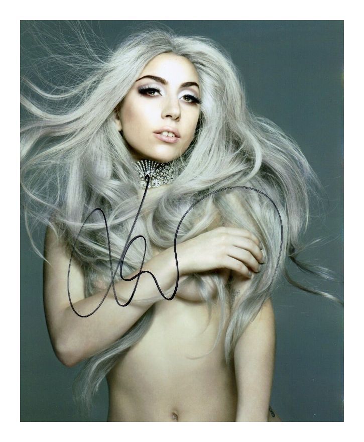 LADY GAGA AUTOGRAPHED SIGNED A4 PP POSTER Photo Poster painting PRINT 1