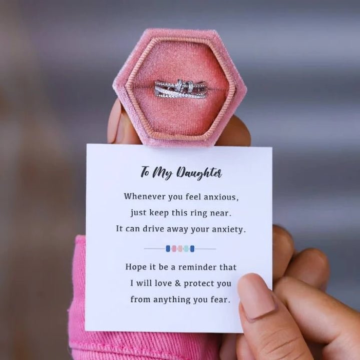 TO MY DAUGHTER - FIDGET RING - Free Shipping
