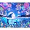 Fireworks On The Sea  | Full Round Diamond Painting Kits