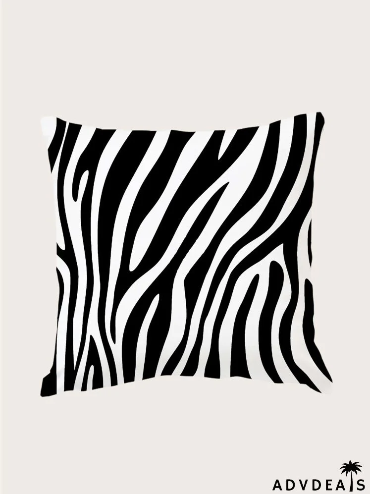 Zebra Stripe Cushion Cover Without Filler