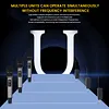 Wireless Microphone For Singing with Rechargeable Receiver Metal Cordless Handheld Mic for Home Karaoke Meeting Party Church Wedding KTV