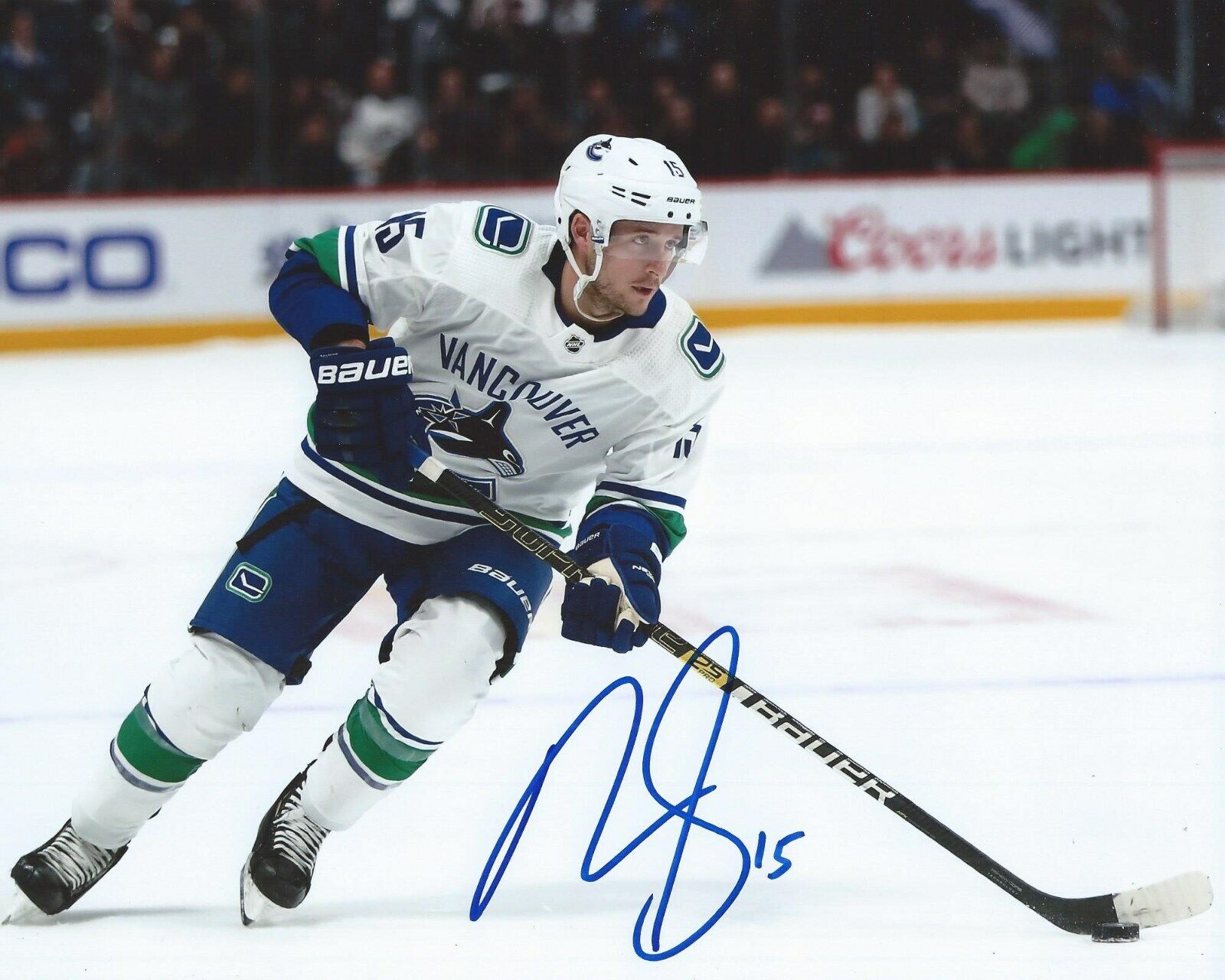 Ryan Spooner Signed 8x10 Photo Poster painting Vancouver Canucks Autographed COA B