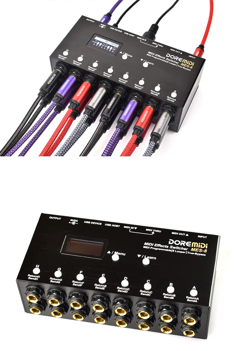 DOREMiDi MIDI Effects Switcher MES-8
