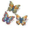 3D Wooden Diamond Art Butterfly Wall Decor Kit - DIY Sparkling Butterfly Craft for Home Decoration