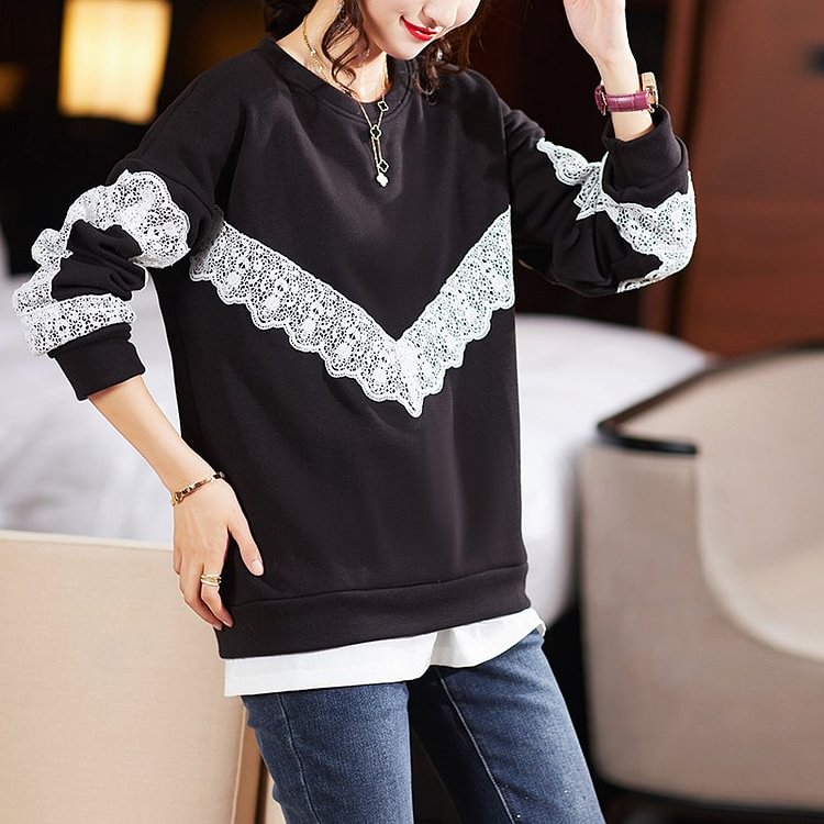 Long Sleeve Casual Sweatshirt