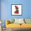 Christmas Cardinal-Partial Special Shaped Diamond Painting 30*30CM