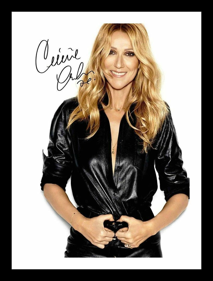 Celine Dion Autograph Signed & Framed Photo Poster painting 4