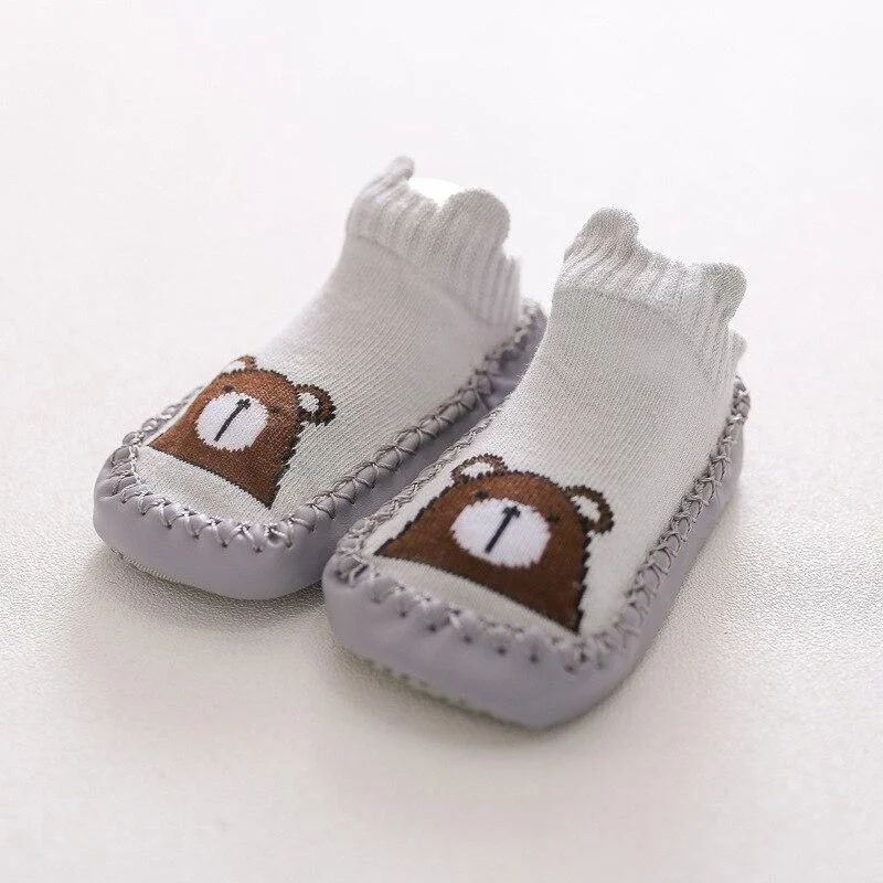 Infant Baby Socks With Rubber Soles Newborn Baby Girls Boys Shoes Autumn Baby Floor Socks Anti Slip Soft Sole Sock