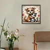Diamond Painting-DIY Full Round Drill Dog Cat