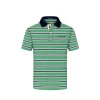 2023 New Summer Cotton Striped Polo Shirt