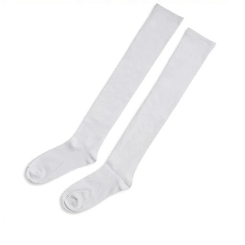 OJBK Cotton School Girl Over Knee Stocking Long Adorable Anime Tight Warmer High Black White Kawaii Student Cosplay Sailor Moon
